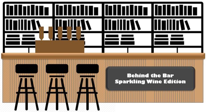 brown banner - sparking wine